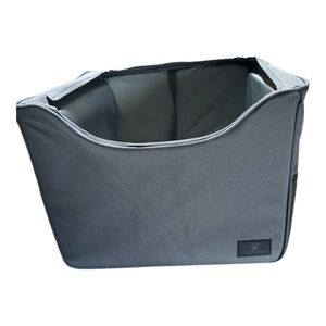 Top Paw Pet Booster Seat / Car Seat – Gray Soft-Sided Dog Travel Carrier